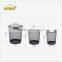 3sizes Metal mesh mobile garbage bin stand