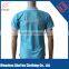 fashion design short sleeve stand-up collar with zipper t shirt ,mesh fabric sport t shirt