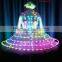 tron ultra LED costume, event stage LED costume, enlighted illuminated clothing