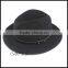 black European Vintage British jazz hat belt band wool blank cap wide brim hat