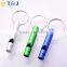 >>>2016 Cute Metal Colorful Whistle Keyrings Creative Items Best Charm Electric light key chains/