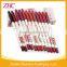 MENOW Makeup Hot Selling Wood Lip liner Pencil,Turelips liner Set