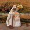 Holy family polyresin native set decoration