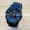 Cool V6 V8 sports perspective blackbody surface silicone watch