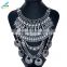 Fashion Ethnic Statement Necklace 2016 Vintage Multilayer Pearl Collar Maxi Necklace