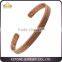 KSTONE Therapy Stone Jewelry Gold Plated Balance Vintage G Style Cuff Magnetic Copper Bangle