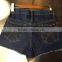 OEM $ ODM summer jeans wholesale price and cool ladies jeans top design
