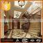 Super luxury villa design decorative wrought iron indoor stair railings