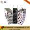 White Paper Grid Design Shopping Bag Gift Bag Packaging Bags with Twisted Paper Handle