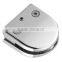 Arc-bottom elliptical factory manufactured fine cast sus gripped/Satin easy installed door clamp shower glass clips add Screw