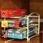Icegreen Kitchen/ Bathroom Cabinet White Wrap Rack/ Organizer for Storage
