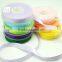 Wholesale 100% Polyester 3/16 inch Single Face Ribbon Satin, Single Side Satin Ribbon