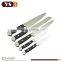 5-Slot Hardwood Knife Storage Block with knife set