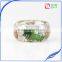 Wedding jewelry customized flower resin bracelet with dried fresh flower bangles