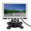 2ch Video Audio Input Remote Control HD 800*480P 7" Car Bus MP5 Rearview Monitor