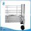 5 tier metal steel book shelf /movable book shelf /metal display book rack book shelf (30*60*150cm)