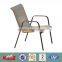 Mesh outdoor aluminium chair with mesh hanging