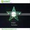 Home Holiday Decoration Changing Led Light Acrylic Star Home Wall Decoration Stickers