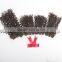 4pcs modacrylic fibre #1B black Kinky Curl synthetic hair extensions for black women hair bundle weaves