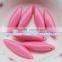 Popular 6*8*22MM Solid Colour Acrylic Horse Eye Beads Leaves Shaped Spacer Beads Necklace Design