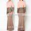 Printed appliqued excellent supplier made in china muslim dress
