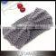 Women Knit Headwrap, Crochet Headband, Knitted Crochet Hairband
