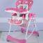 Seedling new Multi-Function 3 in 1 Plastic Baby High Feeding Chair With Cover baby high chair