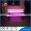 Color change led light chair