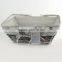 willow storage basket with movabel handle