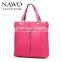 big size sling bag leather ladies shoulder bag with outside pocket vertical