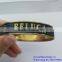 Beluga fish sticker,cup tin fish and ring label,Beluga glass cup metal label
