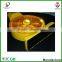 Yellow Solar flashing warning light for traffic road or construction site