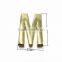 Newest Fashion Metal Alphabet Letter Ornament For Bag