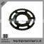 black color and painted 56T 11H ATV motorcycle sprocket gear with stainless steel material
