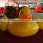 254Cm Giant Pool float Inflatable Yellow Duck with Glasses pvc Swimming Pool Toy in Factory stock