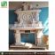 HT-J-BL007 fireplace in marble ,white marble fireplace