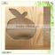 unfinished cute die cutting wood key rack holder