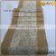 burlap lace long table runners for wedding deco