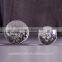 Decorative personalized crystal ball with bubbles