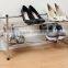 2- Tier Extendable Shoes Rack Shoes Stand Organiser for up to 10 Pairs of Shoes