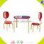 Wholesale Beautiful Fruit Style Wooden Table And 2 Chairs,cute Kids Wooden Table And Chairs,top Sale Table And Chairs W08G142