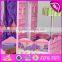New design 16 pieces of furniture elegant dollhouse suite wooden 18 inch doll house for children W06A232