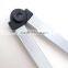 Folding garbage reacher pick up tool hand gripper with soft rubber plunger