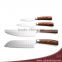 5pcs Multi Purpose Color Wooden Handle Kitchen Knife Set