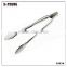 39034 12 Inch Heavy New Mould Stainless Steel Kitchen Tongs BBQ Grill Food salad Tongs