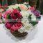 Decorative wedding bouquet wholesale rose artificial flower making