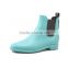 solid color macaron colorful girls matt pvc chelsea rain boots
