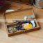 Custom antique wooden pencil case