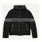 custom men winter faked down padded jacket with contrast hood