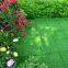 30x30cm interlocking antibacterial artificial plastic grass floor tile with permeable backing for garden landscaping
